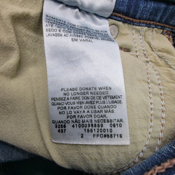 LEVI'S 512 Perfectly Slimming Boot Cut Jeans - Size 10 Short - Picture 7 of 7